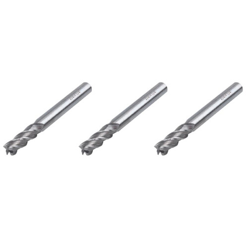 3X SWT Fresa de Topo de Corte Rasgo Fresa 4 Flauta 1/4 Polegadas Haste 1/4 Polegadas Diâmetro