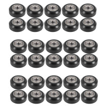 30Pcs Plastic Pulley Wheel with Bearing Idler Pulley Gear for 3D Printer