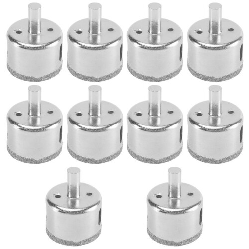 10pcs 40mm Diamond Tipped Tile Ceramic Glass Hole Saw Drill Bit