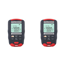 2X Optical Fiber Power Meter Fiber Visual Fault Locator 10 Wavelengths Sensitive Chip Accurate Measurement for Wiring D7