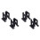 8Pcs Adjustable Wood Fence Pergola Post Base Brackets Kit Heavy Duty Post Anchor Base Brackets for Deck Railing Mailbox 1