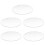 5X Transparent 3mm Thick Mirror Acrylic Round Disc Diámetro:100mm 1