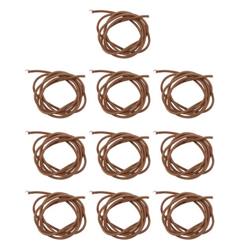 10X PeçAs de Pedal de Cinto de Couro de 72 Polegadas 183 cm + Gancho para MáQuina de Costura Singer