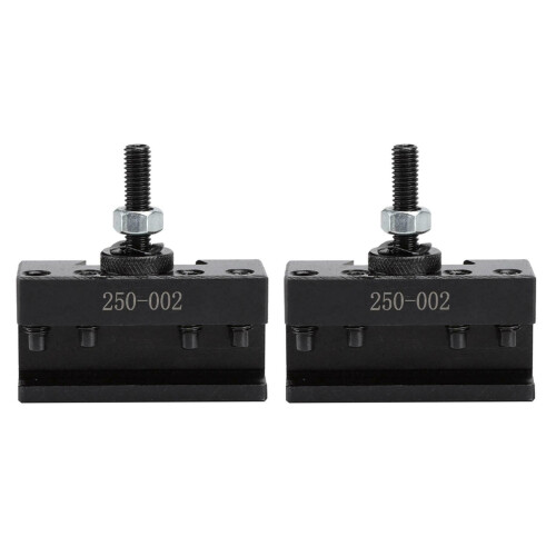 2X 250-002 Quick Tool Change Holder Turning Facing Lathe Parting Blade