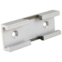 2pcs 80mm T-Track Connector T-Slot Miter Track Jig Fixture Slot Connector for Router Table