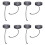 8PCS Water Flow Sensor Fuel Flow Meter Water Meter Sensor Flowmeter Water Sensor FS400A G1 DN25 1-60L/Min 1