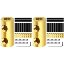 20 Pièces 8Awg 60A Borne de Connexion de Câblage Rapide, Connecteur de Fil avec Vis de Réglage et Tube Thermoplastique