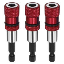 3pcs 1/4 Hex Shank Electric Drill Magnetic Screwdriver Bit Holder Tool Magnetism Limit Adjustable Extension Rod