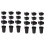 Pegboard Bins Peg Board Cups with Hooks & Loops 24 Pack,Assortment Organizer Accessory,Tools Storage Arrange System Kit 1