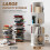 (White) Cylindrical Rotatable Bookshelf 5