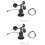 2X 0-70M/S Wind Speed Sensor Environment Signal Output Pulse Type Three Cups Wind Speed Sensor Anemometer DC5-30V 1