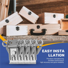 4 Pack 304 Stainless Steel Twist with Keeper and Spring Butterfly Draw for Case Box