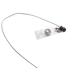 3 Pcs Badge Holder Retractable Reel YOYO Clip Snap Button ID Card Key Black