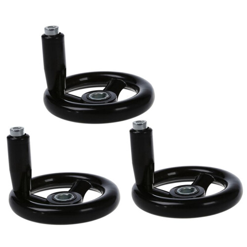 3X 3.9 Inch Diameter Hand Wheel W Revolving Handle for Milling Machine