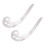 2pz 11.8 pollice Long Comma Forma di Plastica Trasparente Francese Curvo Righello Scanalata 1