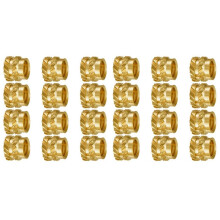 200Pcs M3 Thread Knurled Brass Threaded Heat Set Heat Resistant Insert Embedment Nut,M3X5X4,for 3D Printer Voron 2.4 Etc