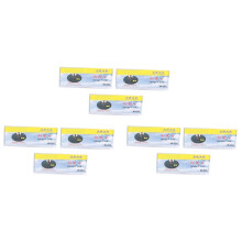 3X Safetypin Clear Hard Plastic Name Tag Clip Holder 3 Pcs