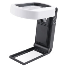 Lente D'Ingrandimento con Luce, 25X 10X Portatile e Lente D'Ingrandimento Permanente per Lettura, Ispezione, Gioielli