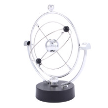 Perpetual Motion Desk Sculpture Toy - Kinetic Art Planet Balance Mobile - Magnetic Executive Office Home Decor Tabletop Toy - Men Women Stress