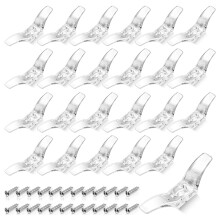 Blind Cord Cleats Safety Rope Cleats Window Cord Cleats Blind Cord Winders with Screws for Curtains Sun Shades Ropes