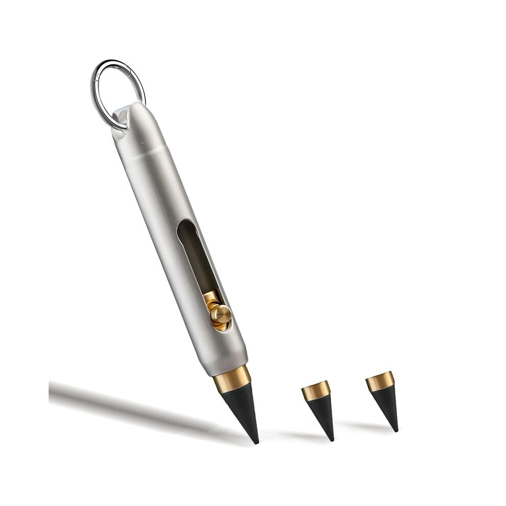 Everlasting Metal Inkless Pen, Titanium Forever Erasable Pen For Sketch Drawing Writing Mechanical Pencil 6031795012811