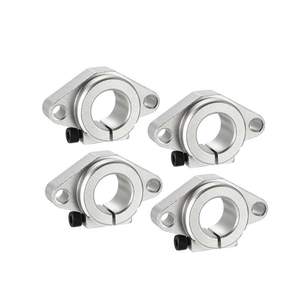 Linear Motion Rail Clamping Rod Rail Guide Support For 20Mm Diameter Shaft,Aluminum(4Pcs Shf20) 6032529409365