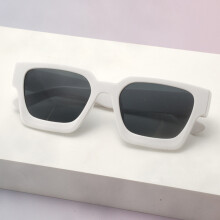 (Style 21)Simple Thick Frame Square Sunglasses With Pc Material And Uv400 For Travel And Use Outdoor