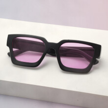 (Style 5)Simple Thick Frame Square Sunglasses With Pc Material And Uv400 For Travel And Use Outdoor