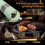 2PCS Electric Salt and Pepper Grinder Automatic Operation with Adjustable Coarseness Battery Powered LED Light 1