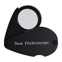 New Pocket Dichroscope Jewelry Testing 21mm Lens Diameter White Light Foldable Design Clear Lens Dichroscope for Gem