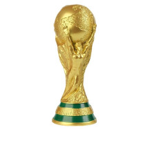 36cm Soccer Trophy Replica Decorative Figurine World Cup Style Award Model for Sports Enthusiasts and Collectors Display