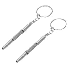 2X 3-En-1 Lunettes Lunettes de Soleil Lunettes Cadre Kit de Reparation Tournevis Outil