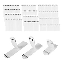36 Pairs(72Pcs) Picture Hanging Strips, 3 Sizes Picture Hangers Heavy Duty Easy Hanging Adhesive for Frame and Wall Art