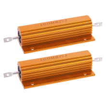 2X Plaque or Aluminium Resistor Resistance Puissance 100W, 8 Ohm 8R