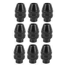 9Pcs Multi Quick Change Keyless Chuck Universal Chuck Replacement For 4486 Rotary Tools 3000 4000 7700 8200