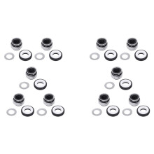 10X 12mm Coiled Spring Rubber Bellow Pump Mechanical Seal 301-12