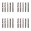 20Pcs 6mm 1/4 Inch Carbide Cnc Router Bits One Single Flute End Mill Tools 22mm 1