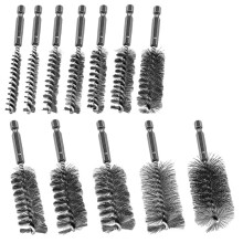 Lot de 12 Brosses Métalliques pour Perceuse, Brosses de Nettoyage en Acier Inoxydable pour Perceuse Électrique