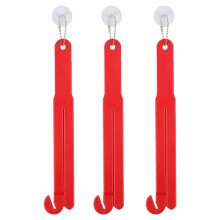 3pcs Food Bag Opener, Food Pouch Cutter with Stainless Steel Blade Sealed Grocery Bag Squeezer with Suction Cup