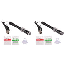 2X Sonda di Ricambio Ph Acquario Elettrodo Da Laboratorio Idroponico Ph Meter Test Potenziale Connettore Bnc Q9
