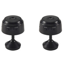 2X CáMara 1080P WiFi CáMara para la Seguridad de la Oficina en el Hogar, CáMara Interior con DeteccióN de Movimiento VisióN Nocturna