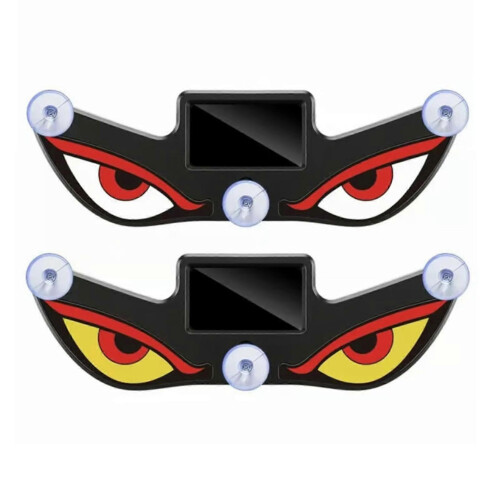 (M) Solar Powered Devil Eyes Car Light - Eye catching Demon Eyes - for Night Driving