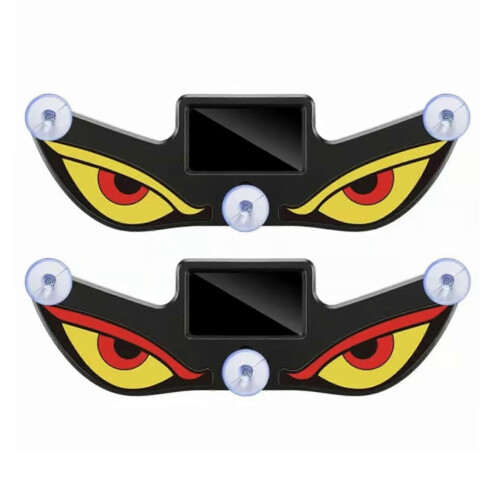 (N) Solar Powered Devil Eyes Car Light - Eye catching Demon Eyes - for Night Driving
