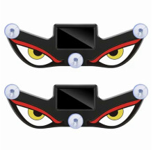 (E) Solar Powered Devil Eyes Car Light - Eye catching Demon Eyes - for Night Driving