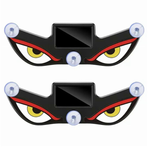 (E) Solar Powered Devil Eyes Car Light - Eye catching Demon Eyes - for Night Driving