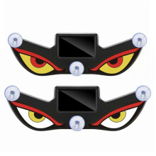 (K) Solar Powered Devil Eyes Car Light - Eye catching Demon Eyes - for Night Driving