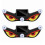 (H) Solar Powered Devil Eyes Car Light - Eye catching Demon Eyes - for Night Driving 1