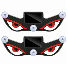 (F) Solar Powered Devil Eyes Car Light - Eye catching Demon Eyes - for Night Driving