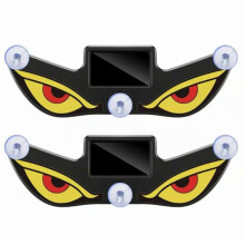 (G) Solar Powered Devil Eyes Car Light - Eye catching Demon Eyes - for Night Driving