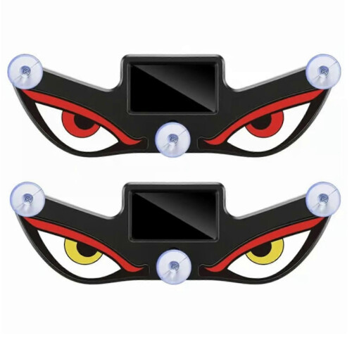 (I) Solar Powered Devil Eyes Car Light - Eye catching Demon Eyes - for Night Driving
